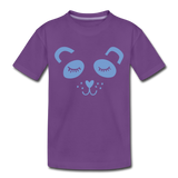 Panda Kinder Premium T-Shirt - Lila