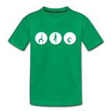 Yoga Kinder Premium T-Shirt - Kelly Green
