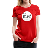 Braut Frauen Premium T-Shirt - Rot