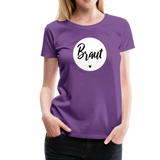 Braut Frauen Premium T-Shirt - Lila