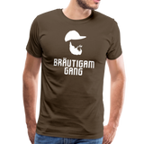 Bräutigam Gang Männer Premium T-Shirt - Edelbraun