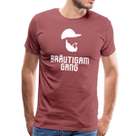 Bräutigam Gang Männer Premium T-Shirt - washed Burgundy