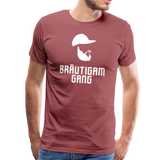 Bräutigam Gang Männer Premium T-Shirt - washed Burgundy