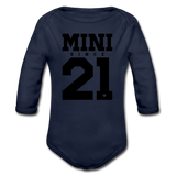 Mini Baby Bio-Langarm-Body - Dunkelnavy