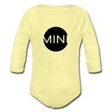 Mini Baby Bio-Langarm-Body - Hellgelb
