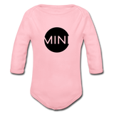 Mini Baby Bio-Langarm-Body - Hellrosa