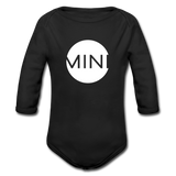 Mini Baby Bio-Langarm-Body - Schwarz