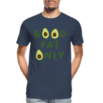 Good Fat Only Männer Premium Bio T-Shirt - Navy
