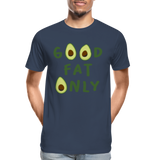 Good Fat Only Männer Premium Bio T-Shirt - Navy