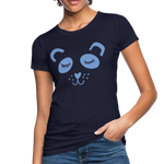 Panda Frauen Bio-T-Shirt - Navy