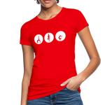 Yoga Frauen Bio-T-Shirt - Rot