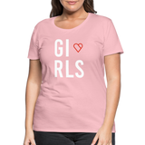 Braut Girls Frauen Premium T-Shirt - Hellrosa