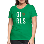 Braut Girls Frauen Premium T-Shirt - Kelly Green