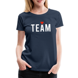 Braut Team Frauen Premium T-Shirt - Navy