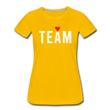 Braut Team Frauen Premium T-Shirt - Sonnengelb