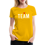 Braut Team Frauen Premium T-Shirt - Sonnengelb