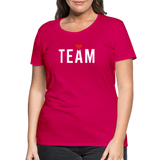 Braut Team Frauen Premium T-Shirt - dunkles Pink