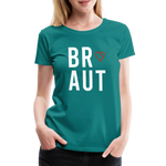 Braut Frauen Premium T-Shirt - Divablau