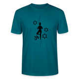 Yoga Männer Bio T-Shirt - Ozeanblau