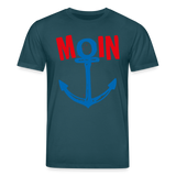 Moin Männer Bio T-Shirt - Dunkles Petrol