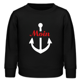 Moin Kinder Bio Sweatshirt - Schwarz