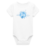 I Need Vitamin Sea Baby Bio-Langarm-Body - Weiß
