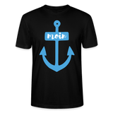 Moin Männer Bio T-Shirt - Schwarz