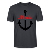 Moin Männer Bio T-Shirt - Dunkles Graublau