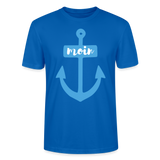 Moin Männer Bio T-Shirt - Pfauenblau