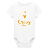 Bee Happy Baby Bio Body - Weiß