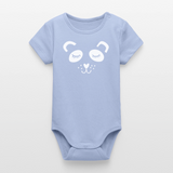 Panda Baby Bio-Langarm-Body - Sky