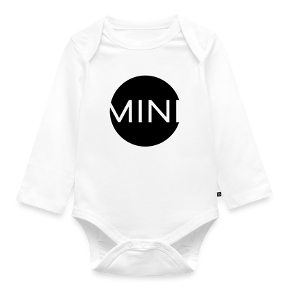 Mini Baby Bio-Langarm-Body - Weiß