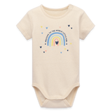 Welcome Little Girl Baby Bio-Langarm-Body - Naturroh