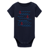 Wellen Und Anker Baby Bio-Body - Navy