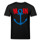 Moin Männer Bio T-Shirt - Schwarz