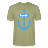 Moin Männer Bio T-Shirt - Nebelgrün