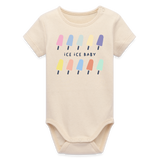 Ice Ice Baby Baby Bio-Langarm-Body - Naturroh