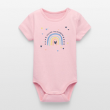 Follow The Rainbow Baby Bio-Langarm-Body - Hellrosa
