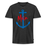 Moin Männer Bio T-Shirt - Anthrazit meliert