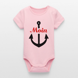 Moin Baby Bio-Langarm-Body - Hellrosa