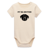 My Big Brother Baby Bio-Langarm-Body - Naturroh
