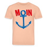 Moin Männer Bio T-Shirt - Pfirsich