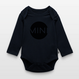 Mini Baby Bio-Langarm-Body - Navy