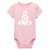 Yoga Symbol Baby Bio-Body - Hellrosa