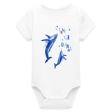 Save The Ocean Baby Bio-Body - Weiß