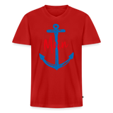 Moin Männer Bio T-Shirt - Rot