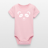 Panda Baby Bio-Langarm-Body - Hellrosa