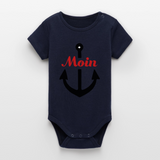 Moin Baby Bio-Langarm-Body - Navy