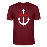 Moin Männer Bio T-Shirt - Burgunderrot