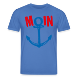 Moin Männer Bio T-Shirt - Achtsames Blau